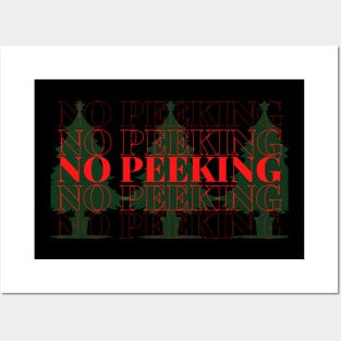 no peeking christmas 2021 Posters and Art